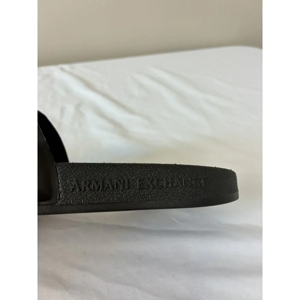 Authentic Armani Slide Black Size 7 - New never worn